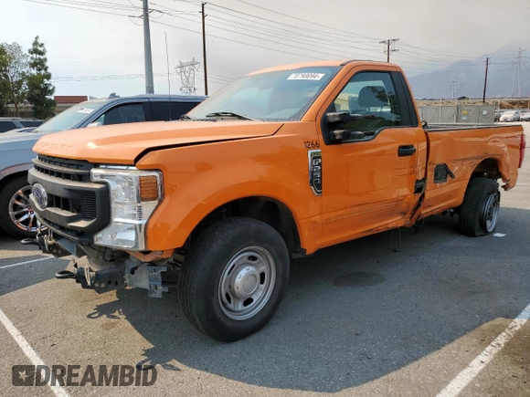 2021 Ford Super Duty F-250 SRW XL with VIN 1FTBF2A63MED21657, listed as a Copart auction lot 70793094 with 65,468 mi miles and Salvage Title. Bid and sale history available at carsss.com. Image 1.