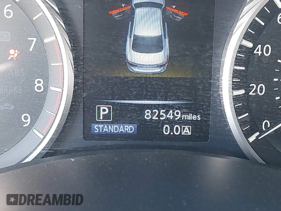 2018 Infiniti Q50 3.0t LUXE with VIN JN1EV7AP0JM351287, listed as a IAAI auction lot 41533708 with 82,549 mi miles. Bid and sale history available at carsss.com. Image 15.