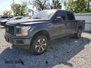 2020 Ford F-150 XL with VIN 1FTEW1E55LKD05940, listed as a Copart auction lot 51272825 with 0 mi miles and Salvage Title. Bid and sale history available at carsss.com. Image 1.