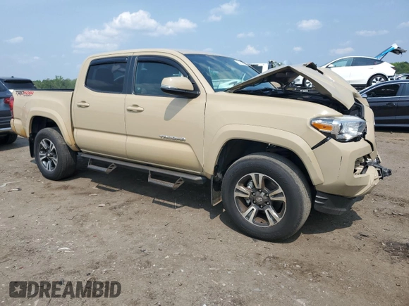 2017 Toyota Tacoma SR5 with VIN 3TMCZ5AN6HM094033, listed as a Copart auction lot 60433505 with 87,708 mi miles and Salvage title. Bid and sale history available at DreamBid. Image 4.