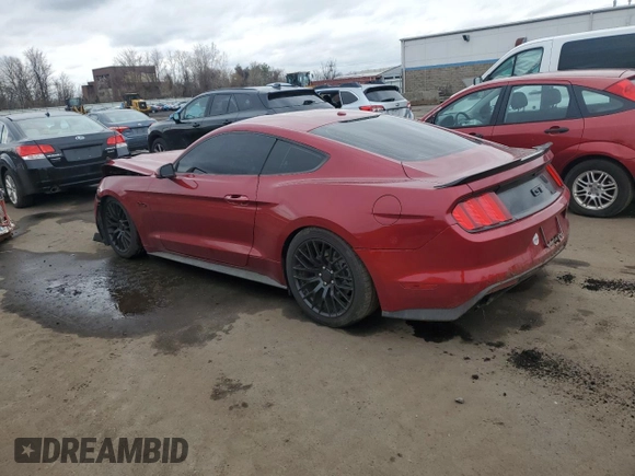 2017 Ford Mustang GT with VIN 1FA6P8CF3H5244105, listed as a Copart auction lot 52012555 with 62,270 mi miles and Salvage title. Bid and sale history available at DreamBid. Image 2.