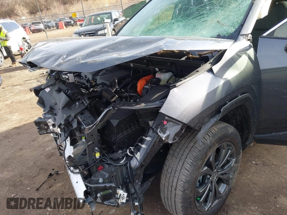2024 Toyota RAV4 Hybrid XLE Premium with VIN JTMB6RFV8RD151477, listed as a IAAI auction lot 41538619 with 2,294 mi miles. Bid and sale history available at carsss.com. Image 6.
