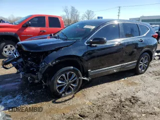 2022 Honda CR-V EX-L with VIN 5J6RW2H87NA008829, listed as a Copart auction lot 48056405 with 54,532 mi miles and Salvage Title. Bid and sale history available at carsss.com. Image 1.