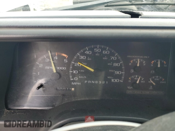 1995 GMC Sierra 1500 with VIN 1GTEK14K0SZ563517, listed as a Copart auction lot 50977315 with 280,549 mi miles and Salvage Title. Bid and sale history available at DreamBid. Image 9.