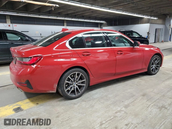 2021 BMW 3 Series 330e with VIN 3MW5P7J02M8C12528, listed as a Copart auction lot 49859615 with 0 mi miles and Salvage Title. Bid and sale history available at carsss.com. Image 3.