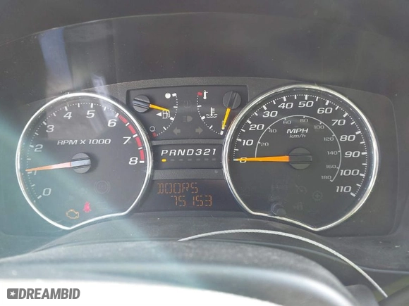 2007 Chevrolet Colorado LT w/1LT with VIN 1GCDT13E178235363, listed as a IAAI auction lot 41755454 with 75,153 mi miles. Bid and sale history available at carsss.com. Image 7.