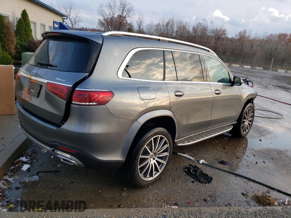 2023 Mercedes-Benz GLS 450 with VIN 4JGFF5KE0PA965651, listed as a Copart auction lot 76842593 with 2,538 mi miles and . Bid and sale history available at DreamBid. Image 3.