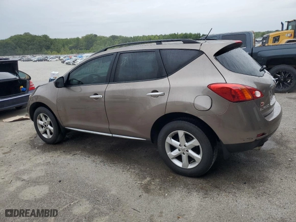 2009 Nissan Murano LE with VIN JN8AZ18W09W141271, listed as a Copart auction lot 70055714 with 208,271 mi miles and Salvage Title. Bid and sale history available at carsss.com. Image 2.