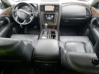 2021 Infiniti QX80 Luxe with VIN JN8AZ2AE3M9267803, listed as a Copart auction lot 55650725 with 55,544 mi miles and Salvage Title. Bid and sale history available at DreamBid. Image 8.