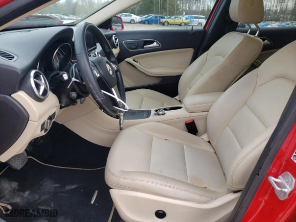 2015 Mercedes-Benz GLA-Class GLA 250 with VIN WDCTG4GB2FJ073505, listed as a Copart auction lot 87386204 with 155,872 mi miles and Salvage Title. Bid and sale history available at carsss.com. Image 7.