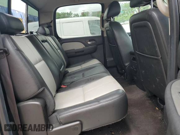 2013 GMC Sierra 1500 SLT with VIN 3GTP2WE72DG197661, listed as a Copart auction lot 60703615 with 132,503 mi miles and Salvage title. Bid and sale history available at DreamBid. Image 10.