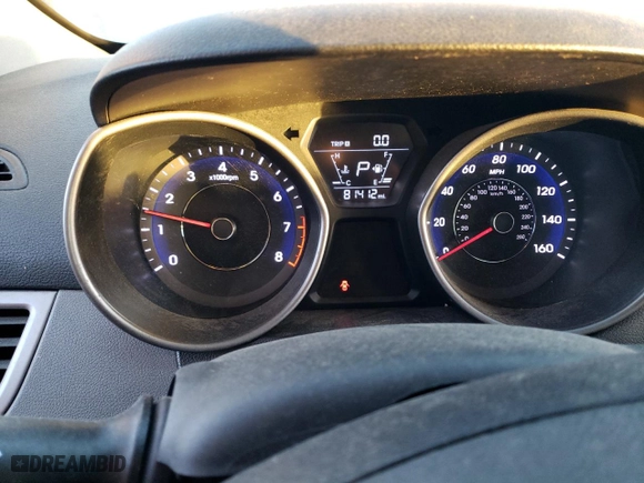 2015 Hyundai Elantra SE with VIN 5NPDH4AEXFH613475, listed as a Copart auction lot 88343285 with 81,412 mi miles and Salvage Title. Bid and sale history available at carsss.com. Image 9.