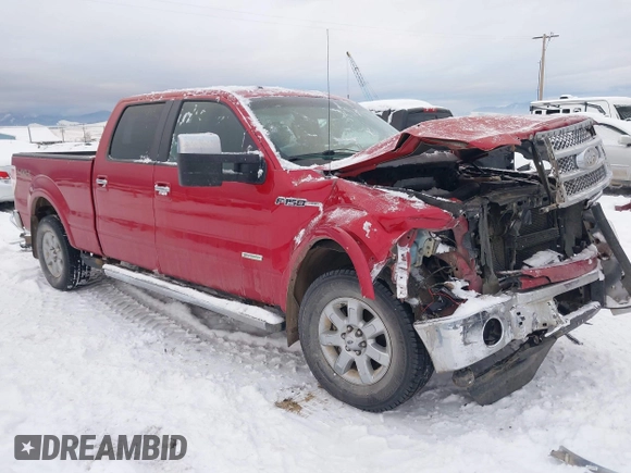 2011 Ford F-150 XLT with VIN 1FTFW1ET8BFA95473, listed as a IAAI auction lot 41262960 with 214,438 mi miles. Bid and sale history available at carsss.com. Image 1.