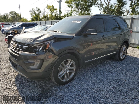 2017 Ford Explorer XLT с VIN 1FM5K7D85HGD79200, выставлен на аукционе Copart как лот 57557635 с пробегом 110 832 миль миль и Списание • Salvage title. История ставок и продаж доступна на DreamBid. Изображение 1.