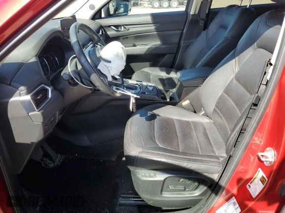 2022 Mazda CX-5 2.5 S Premium Package with VIN JM3KFBDM5N1569337, listed as a Copart auction lot 47437625 with 31,504 mi miles and Salvage Title. Bid and sale history available at carsss.com. Image 7.