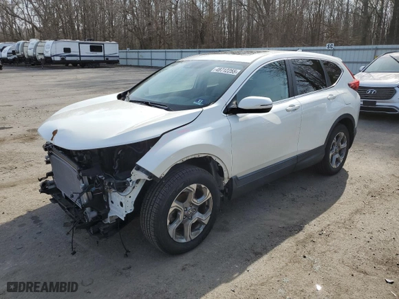 2017 Honda CR-V EX-L with VIN 2HKRW2H80HH626688, listed as a Copart auction lot 48712255 with 27,884 mi miles and Salvage Title. Bid and sale history available at carsss.com. Image 1.