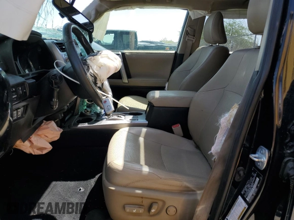 2017 Toyota 4Runner SR5 with VIN JTEBU5JR7H5449208, listed as a Copart auction lot 61507575 with 152,372 mi miles and Salvage title. Bid and sale history available at DreamBid. Image 7.