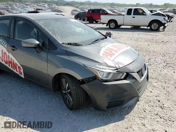 2021 Nissan Versa SV with VIN 3N1CN8EV3ML826239, listed as a Copart auction lot 55220725 with 89,019 mi miles and Salvage Title. Bid and sale history available at DreamBid. Image 13.