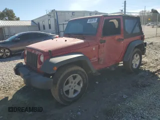 2012 Jeep Wrangler Sport with VIN 1C4AJWAGXCL194071, listed as a Copart auction lot 48008795 with 109,658 mi miles and Salvage title. Bid and sale history available at DreamBid. Image 1.