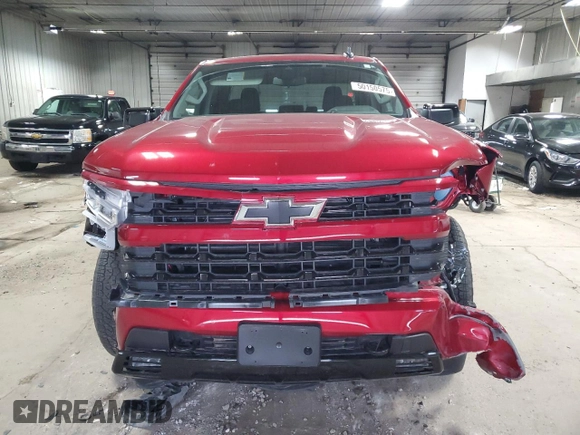 2024 Chevrolet Silverado 1500 with VIN 1GCRDEED2RZ401790, listed as a Copart auction lot 50150575 with 7,244 mi miles and Salvage Title. Bid and sale history available at DreamBid. Image 5.