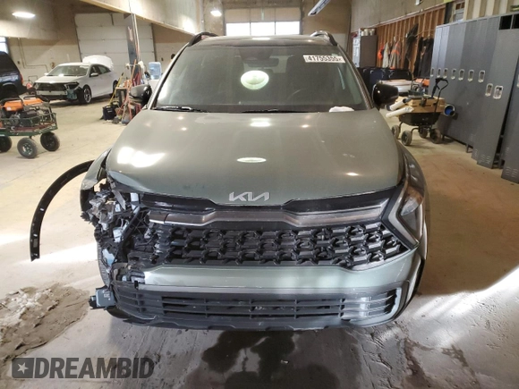 2023 Kia Sportage X-Line with VIN 5XYK6CAF8PG122962, listed as a Copart auction lot 41755355 with 47,640 mi miles and Salvage Title. Bid and sale history available at carsss.com. Image 5.
