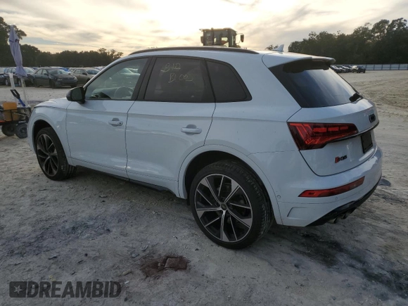 2022 Audi SQ5 Prestige with VIN WA1C4AFY5N2076968, listed as a Copart auction lot 78462893 with 20,920 mi miles. Bid and sale history available at carsss.com. Image 2.
