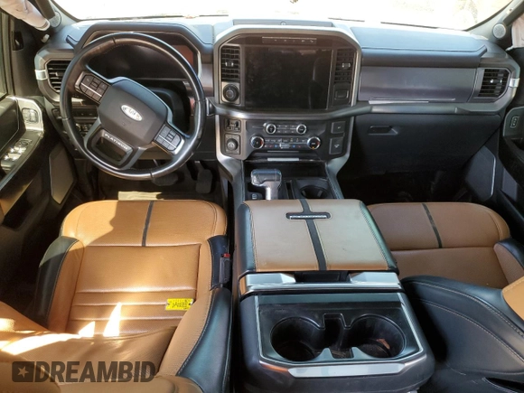 2022 Ford F-150 XL with VIN 1FTFW1E8XNFA60918, listed as a Copart auction lot 49954125 with 84,079 mi miles and Salvage Title. Bid and sale history available at DreamBid. Image 8.