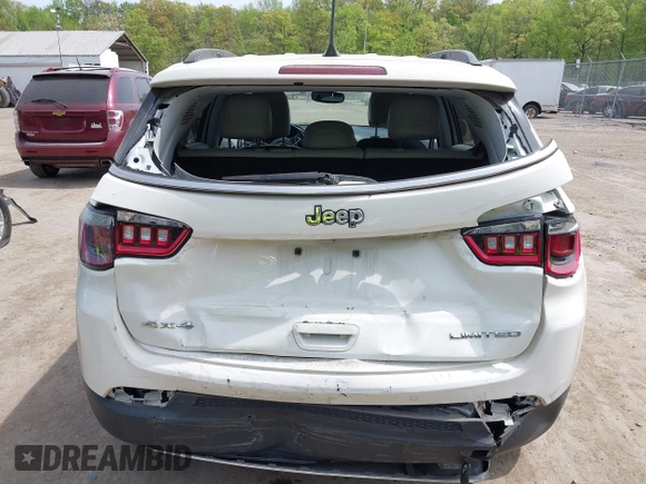 2021 Jeep Compass Limited with VIN 3C4NJDCB5MT588915, listed as a IAAI auction lot 42112656 with 70,543 mi miles and . Bid and sale history available at DreamBid. Image 6.