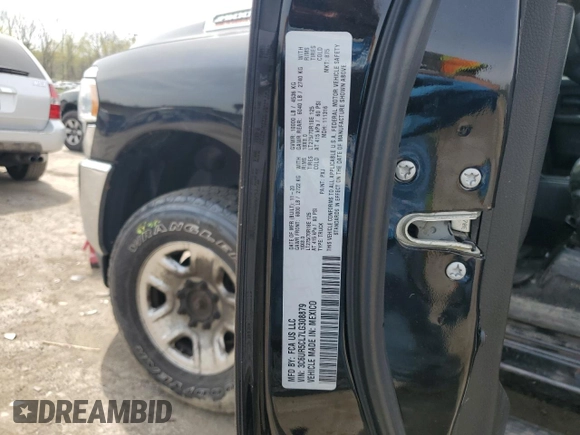 2020 Ram 2500 Tradesman z VIN 3C6UR5CL7LG308879, wystawiony jako Copart lot #54360765 z przebiegiem 90 774 mil mil oraz Szkoda całkowita • Salvage title. Historia ofert i sprzedaży dostępna na DreamBid. Obrazek 12.