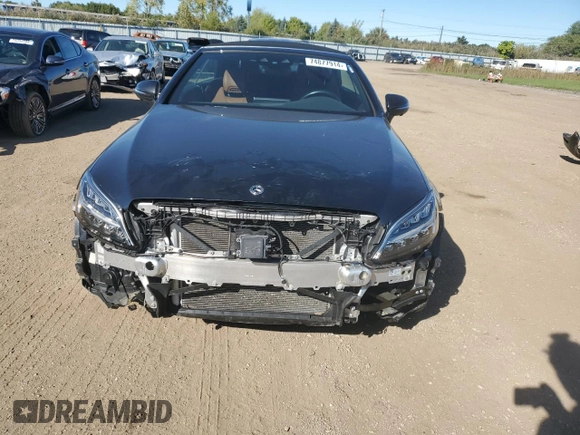 2022 Mercedes-Benz C 300 with VIN W1KWK8EB0NG111374, listed as a Copart auction lot 74877914 with 21,348 mi miles and Salvage Title. Bid and sale history available at DreamBid. Image 5.