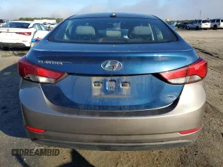 2016 Hyundai Elantra Limited with VIN KMHDH4AE4GU541580, listed as a Copart auction lot 86795274 with 141,160 mi miles and Salvage Title. Bid and sale history available at carsss.com. Image 6.