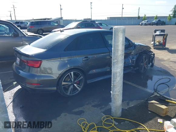 2019 Audi RS 3 with VIN WUABWGFF4KA906650, listed as a IAAI auction lot 42163296 with 36,235 mi miles and . Bid and sale history available at DreamBid. Image 4.