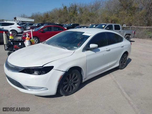 2015 Chrysler 200 Limited with VIN 1C3CCCAB7FN675172, listed as a IAAI auction lot 41835047 with 1 mi miles. Bid and sale history available at carsss.com. Image 2.