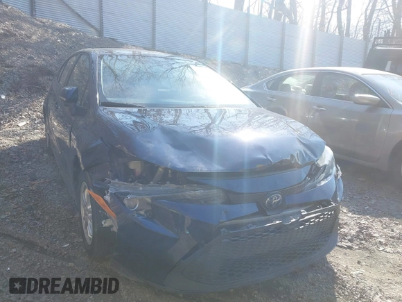 2021 Toyota Corolla Hybrid LE with VIN JTDEAMDEXMJ018053, listed as a IAAI auction lot 41779462 with 60,794 mi miles. Bid and sale history available at carsss.com. Image 21.