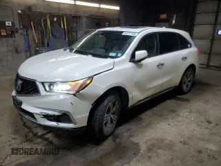 2017 Acura MDX with VIN 5FRYD4H31HB008763, listed as a Copart auction lot 44217105 with 156,338 mi miles and Salvage Title. Bid and sale history available at carsss.com. Image 1.