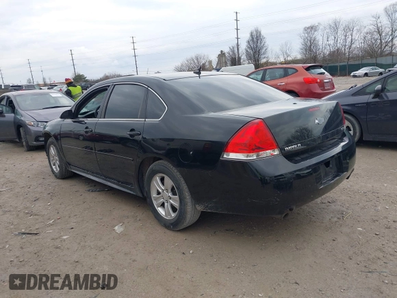 2014 Chevrolet Impala LS with VIN 2G1WA5E39E1136977, listed as a IAAI auction lot 41843947 with 122,709 mi miles and . Bid and sale history available at DreamBid. Image 3.