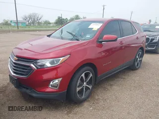 2020 Chevrolet Equinox LT with VIN 3GNAXKEV4LS616675, listed as a IAAI auction lot 41924023 with 98,824 mi miles and . Bid and sale history available at carsss.com. Image 2.