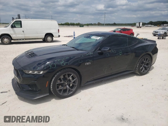 2024 Ford Mustang GT with VIN 1FA6P8CF9R5422701, listed as a Copart auction lot 53129985 with 11,027 mi miles and Clean title. Bid and sale history available at DreamBid. Image 1.