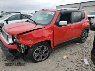 2015 Jeep Renegade Limited z VIN ZACCJADT0FPB33185, wystawiony jako Copart lot #50511905 z przebiegiem 133 231 mil mil oraz Czysty tytuł • Clean title. Historia ofert i sprzedaży dostępna na DreamBid. Obrazek 1.
