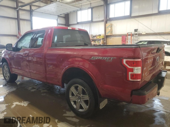 2018 Ford F-150 XL with VIN 1FTEX1EP4JKF24903, listed as a Copart auction lot 61810685 with 101,287 mi miles and Clean title. Bid and sale history available at DreamBid. Image 2.
