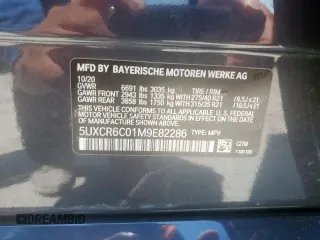 2021 BMW X5 xDrive40i z VIN 5UXCR6C01M9E82286, wystawiony jako Copart lot #60260035 z przebiegiem Nie podano mil oraz Szkoda całkowita • Salvage title. Historia ofert i sprzedaży dostępna na DreamBid. Obrazek 13.