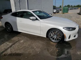 2024 BMW 4 Series 430i z VIN WBA53AP00RCR73980, wystawiony jako Copart lot #53991615 z przebiegiem 24 375 mil mil oraz Szkoda całkowita • Salvage title. Historia ofert i sprzedaży dostępna na DreamBid. Obrazek 4.
