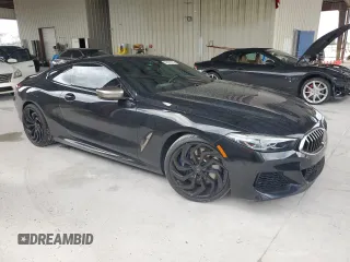 2021 BMW 8 Series M850i xDrive with VIN WBABC4C0XMCG35539, listed as a Copart auction lot 52070705 with 0 mi miles and Non Repairable. Bid and sale history available at carsss.com. Image 4.