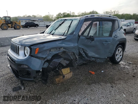 2018 Jeep Renegade Limited z VIN ZACCJADB3JPJ04597, wystawiony jako Copart lot #53925805 z przebiegiem 89 226 mil mil oraz Nie do naprawy • Non repairable. Historia ofert i sprzedaży dostępna na DreamBid. Obrazek 1.