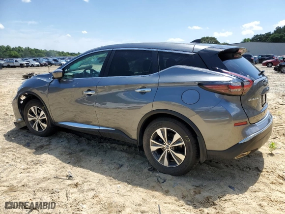2022 Nissan Murano S with VIN 5N1AZ2AS2NC122981, listed as a Copart auction lot 56567474 with 14,588 mi miles and Salvage Title. Bid and sale history available at carsss.com. Image 2.