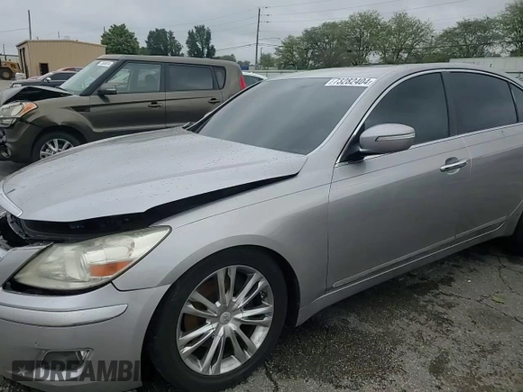 2011 Hyundai Genesis with VIN KMHGC4DF4BU115882, listed as a Copart auction lot 73282404 with 104,797 mi miles and Salvage Title. Bid and sale history available at carsss.com. Image 11.
