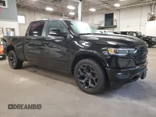 2022 Ram 1500 with VIN 1C6SRFPM1NN345727, listed as a Copart auction lot 79448554 with 41,775 mi miles and Salvage title. Bid and sale history available at DreamBid. Image 4.