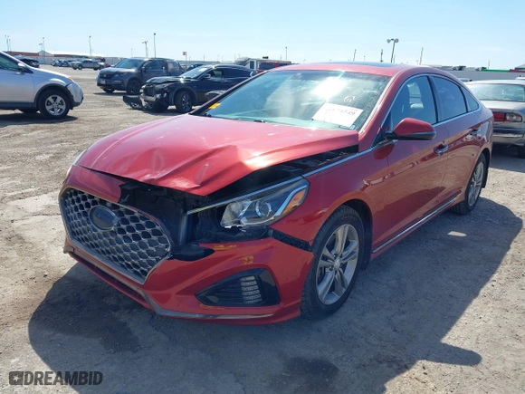 2019 Hyundai Sonata Sport with VIN 5NPE34AF4KH769601, listed as a IAAI auction lot 41674549 with 98,288 mi miles. Bid and sale history available at carsss.com. Image 17.