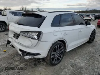 2020 Audi SQ5 Prestige with VIN WA1C4AFYXL2082701, listed as a Copart auction lot 82189943 with Not Provided miles and . Bid and sale history available at DreamBid. Image 3.