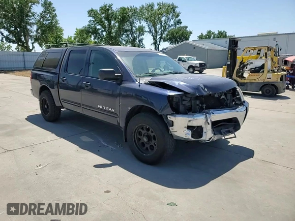 2012 Nissan Titan SV with VIN 1N6AA0ED3CN331091, listed as a Copart auction lot 57805625 with 106,693 mi miles and Salvage title. Bid and sale history available at DreamBid. Image 14.